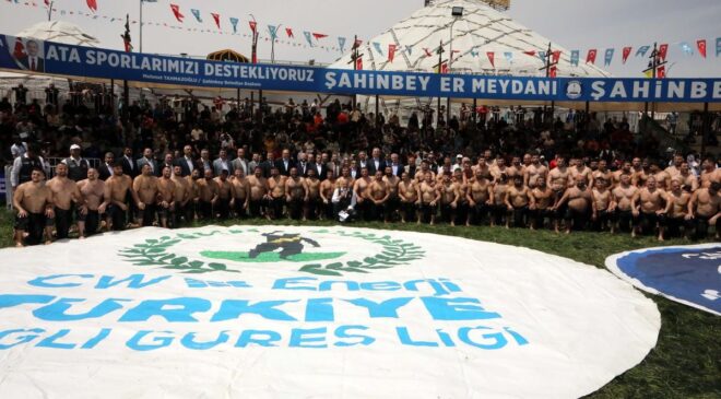 Türkiye Yağlı Güreş Ligi Gaziantep’te başladı