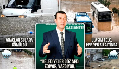 GAZİANTEP’TE ALTYAPI KRİZİ:
