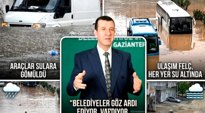 GAZİANTEP’TE ALTYAPI KRİZİ: