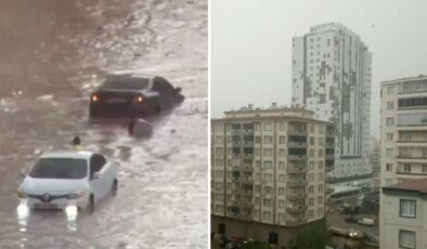 Gaziantep ve Kahramanmaraş’ta sağanak ve fırtına: Çatılar uçtu, yollar göle döndü