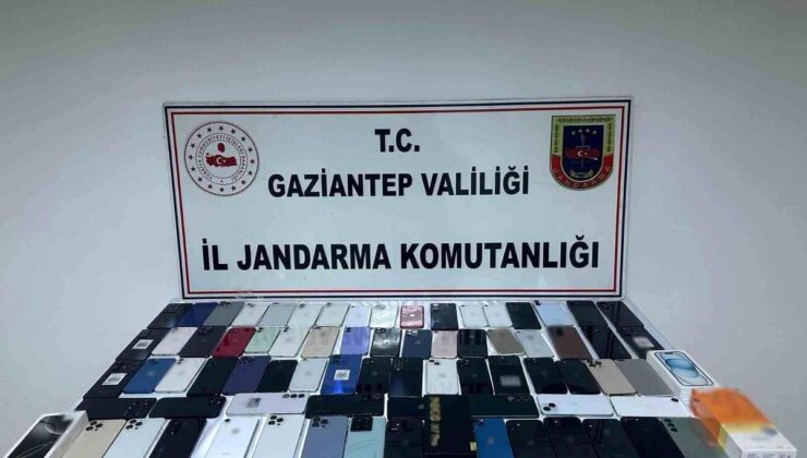 Gaziantep’te 3 milyon TL değerinde kaçak telefon ele geçirildi