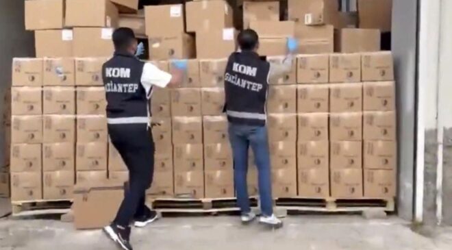 Gaziantep’te 83 bin 679 adet kaçak ilaç ele geçirildi: 1 tutuklama