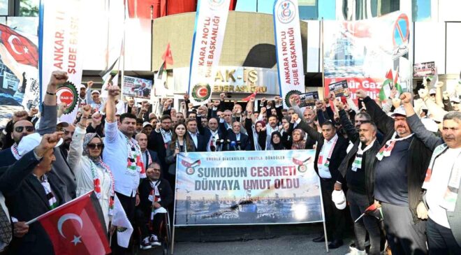 HAK-İŞ Genel Başkanı Mahmut Arslan coşkuyla karşılandı