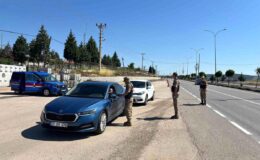 Jandarmadan bayram trafiği denetimi ve huzur-güven uygulaması