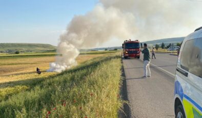 Kilis’te otomobil tarlaya savruldu: 6 yaralı