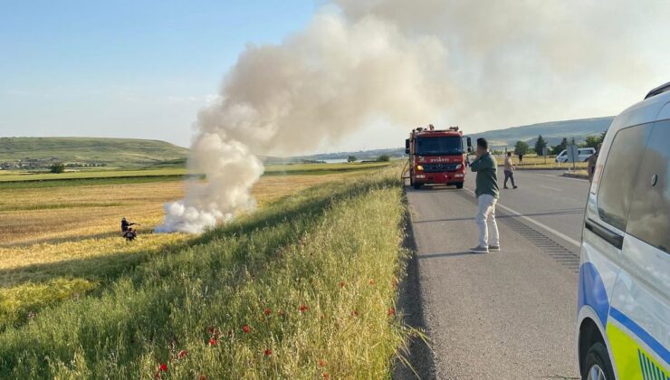 Kilis’te otomobil tarlaya savruldu: 6 yaralı
