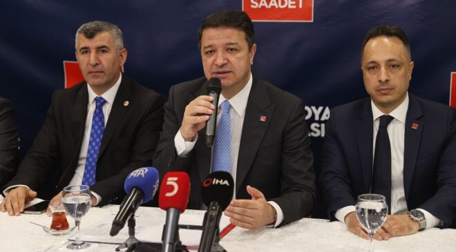Saadet Partisi Genel Başkanı Arıkan, Gaziantep’te STK temsilcileri ve gazetecilerle buluştu