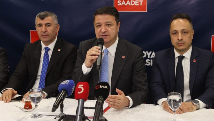 Saadet Partisi Genel Başkanı Arıkan, Gaziantep’te STK temsilcileri ve gazetecilerle buluştu