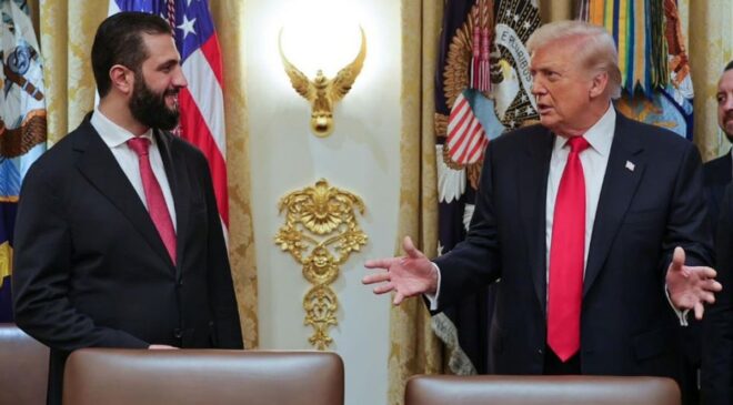 ABD ve Suriye’den sürpriz görüşme! Şara’nın Trump’tan kritik bir isteği var