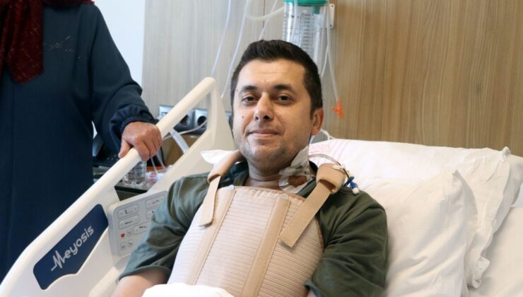 Aortu yırtılan hasta, yapay damarla hayata tutundu