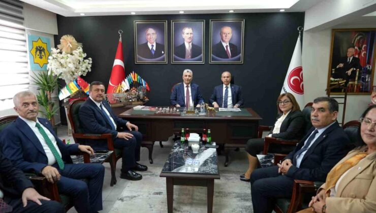 Bakan Bolat’tan MHP Gaziantep İl Başkanı Kılıç’a hayırlı olsun ziyareti