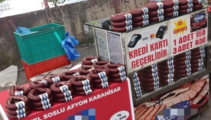 Bunları kimse denetlemiyor mu? Pazarda 3 adet sucuğu sattıkları fiyata bakın