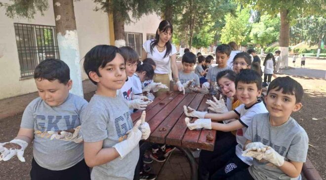 Doğa dostu GKV’li miniklerden tabiata dokunuş