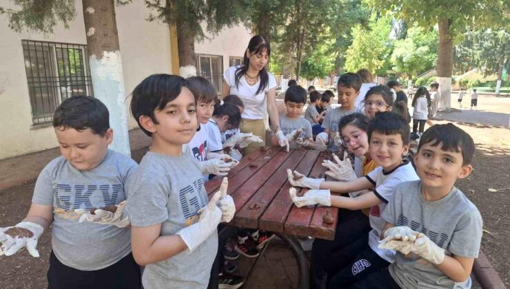 Doğa dostu GKV’li miniklerden tabiata dokunuş