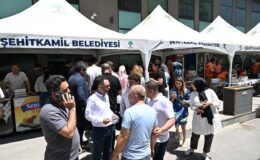 Gaziantep Adliyesi’nde DMD hastası çocuk için kermes düzenlendi