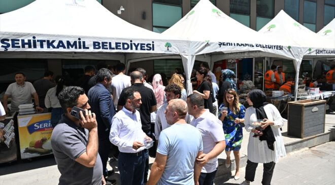 Gaziantep Adliyesi’nde DMD hastası çocuk için kermes düzenlendi