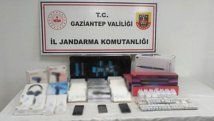 Gaziantep’te 1,4 milyon TL değerinde kaçak malzeme ele geçirildi: 2 gözaltı