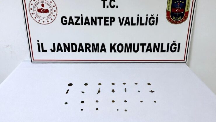Gaziantep’te 19 adet tarihi eser sikke ele geçirildi: 1 gözaltı