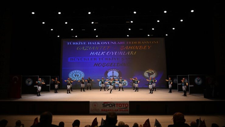Gaziantep’te Halk Oyunları Büyükler Türkiye Şampiyonası Başladı