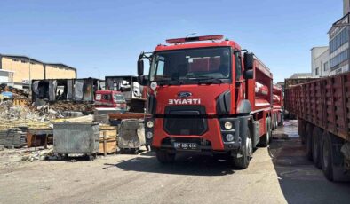 Gaziantep’te Sanayi Sitesinde Yangın Paniği