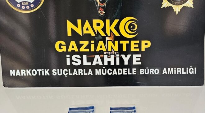 İslahiye’de uyuşturucu operasyonunda 1 şüpheli gözaltına alındı