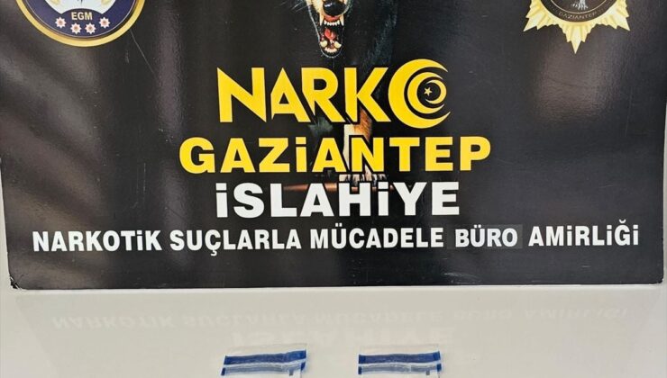 İslahiye’de uyuşturucu operasyonunda 1 şüpheli gözaltına alındı