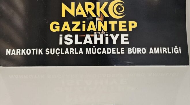 İslahiye’de uyuşturucu operasyonunda 2 şüpheli yakalandı