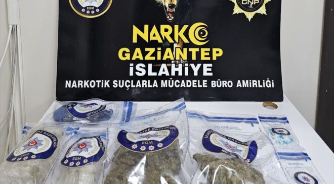 İslahiye’de uyuşturucu operasyonunda 2 zanlı tutuklandı