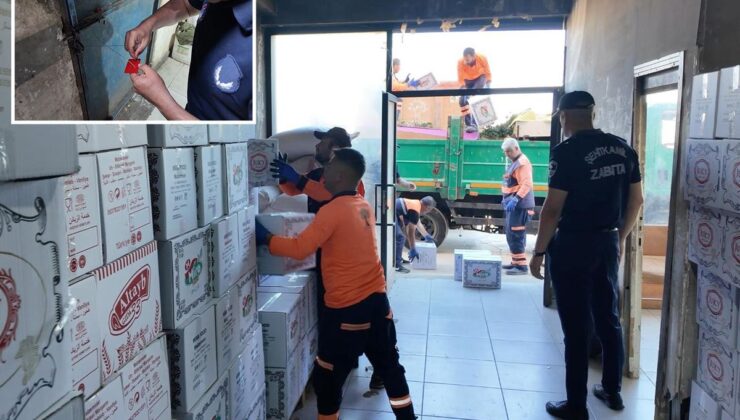 Yakalanmasalardı sofralara zehir saçacaklardı! Gaziantep’te 2 ton bozuk kuru pasta ele geçirildi