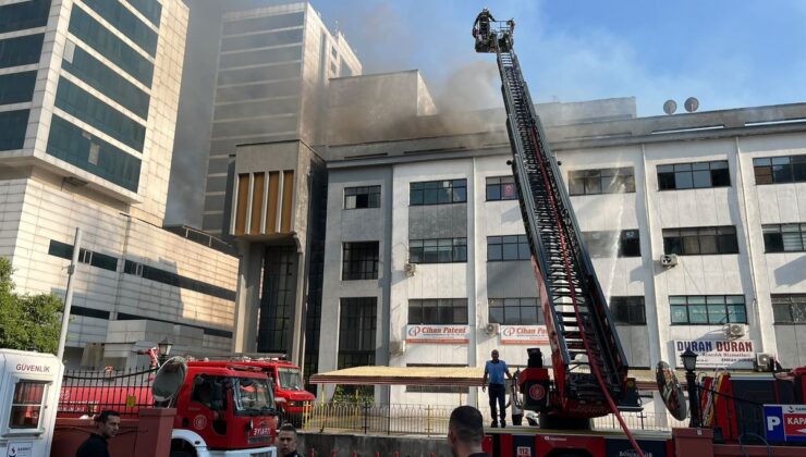 Gaziantep’te iş merkezinde yangın
