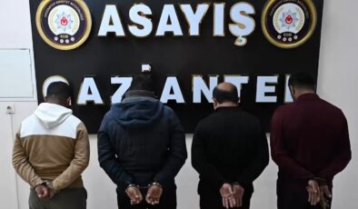 Gaziantep’te Hırsızlık Operasyonu: 4 Şüpheli Yakalandı